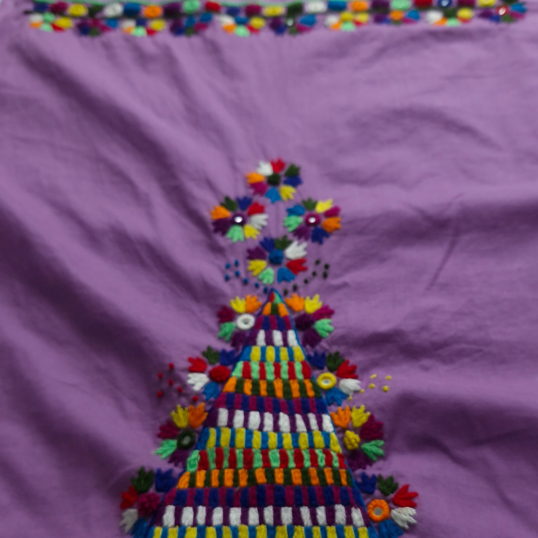 albaas | Thread Mirror Work on Cotton Lawn Shirt Unstitched 1PC | ALFSMS-36704-RICH LILAC