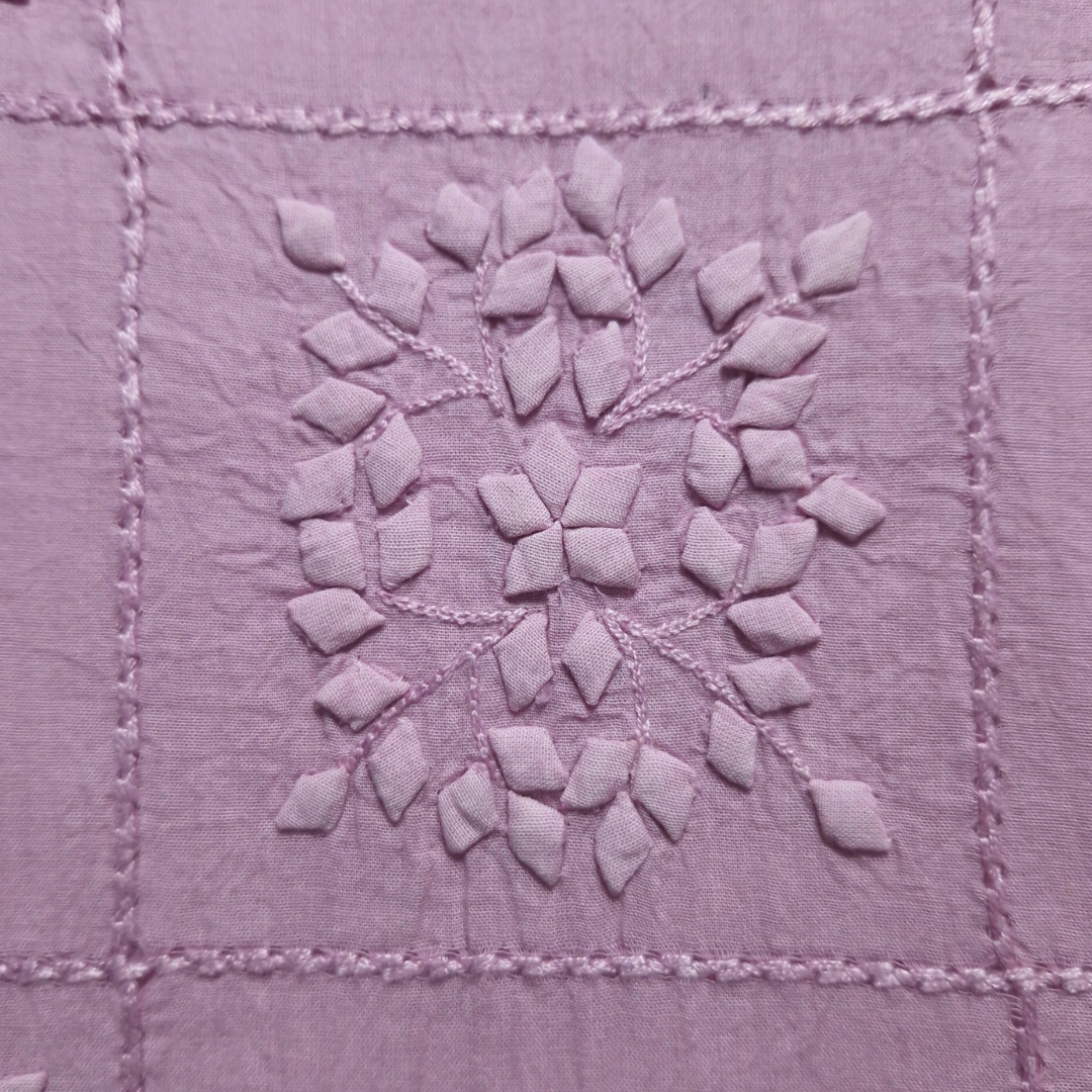 albaas | Tarkashi Applique on Lawn Shirt's Front and Sleeves Unstitched 1PC | ALTAS-36538-TICKLED PINK