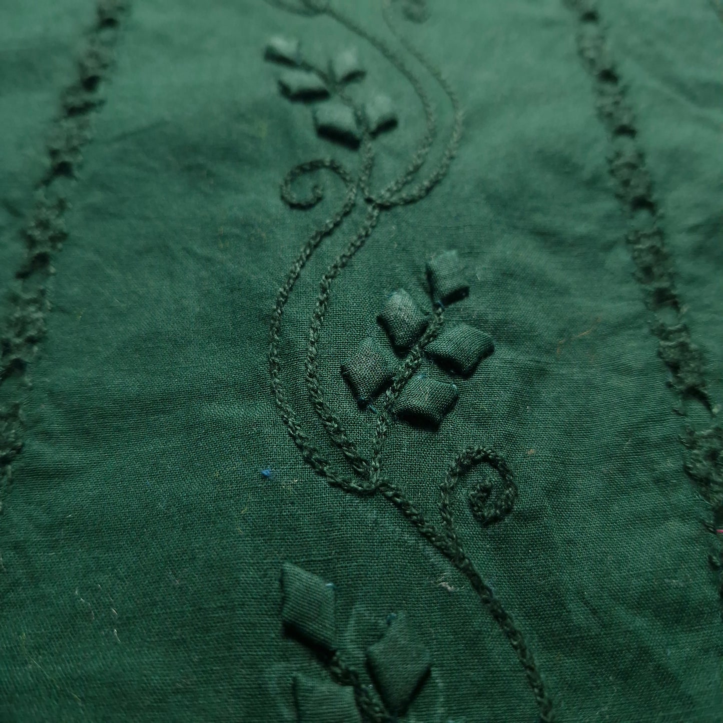 albaas | Tarkashi Applique on Cotton Lawn Shirt's Front and Sleeves - Unstitched | ALTAS-36552-PALM GREEN