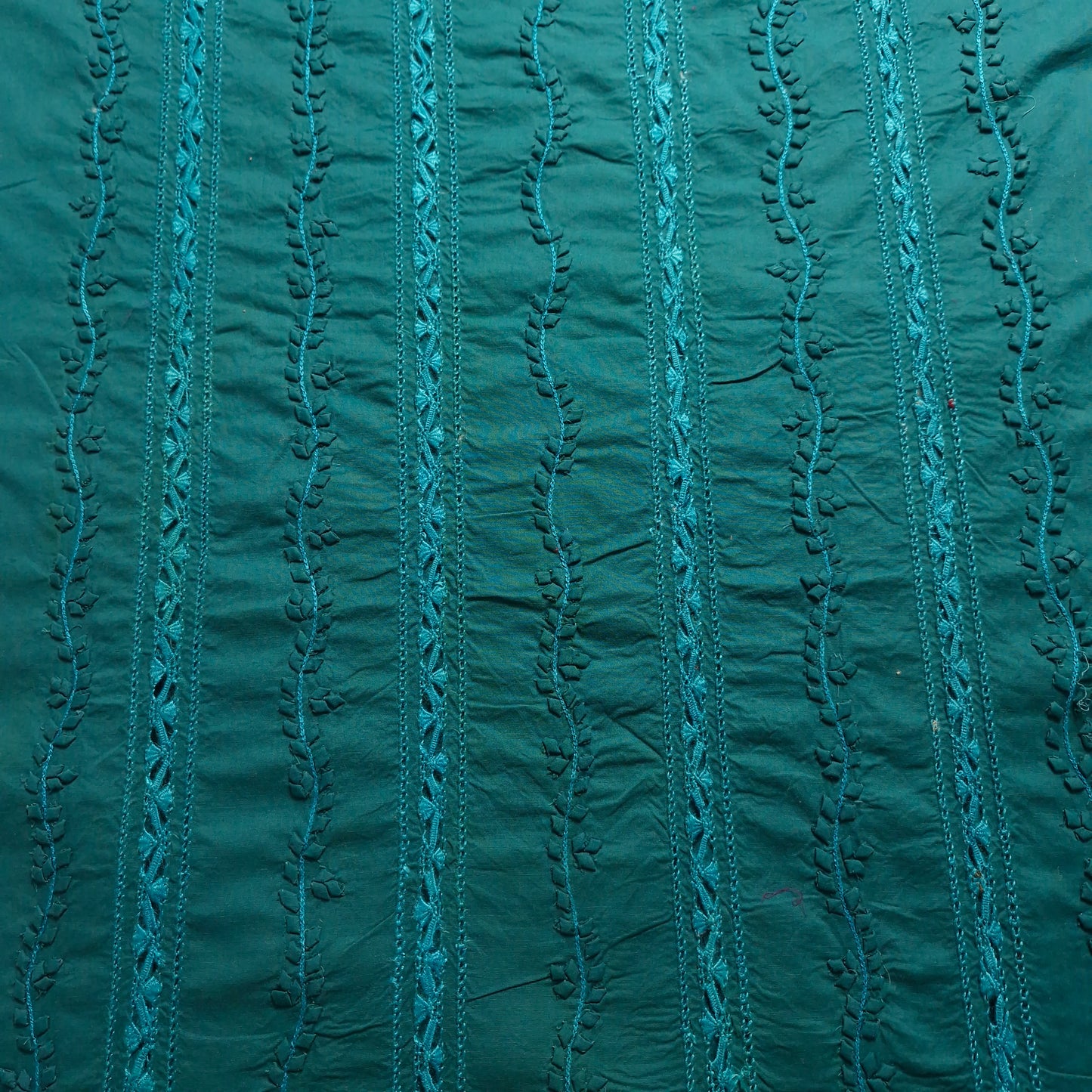 albaas | Tarkashi Applique on Cotton Lawn Shirt's Front and Sleeves with Matching Plain Trousers - Unstitched 2PC Suit | ALTAST-36556-ZIRCON BLUE