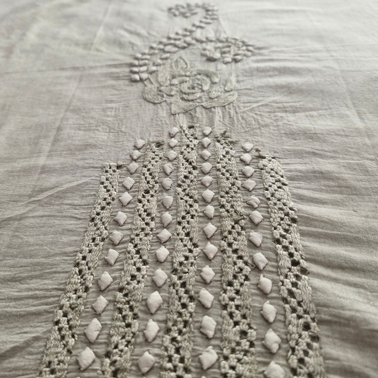 albaas | Tarkashi Applique on Lawn Shirt's Front and Sleeves Unstitched 1PC | ATALS-36553-LIGHT BROWN