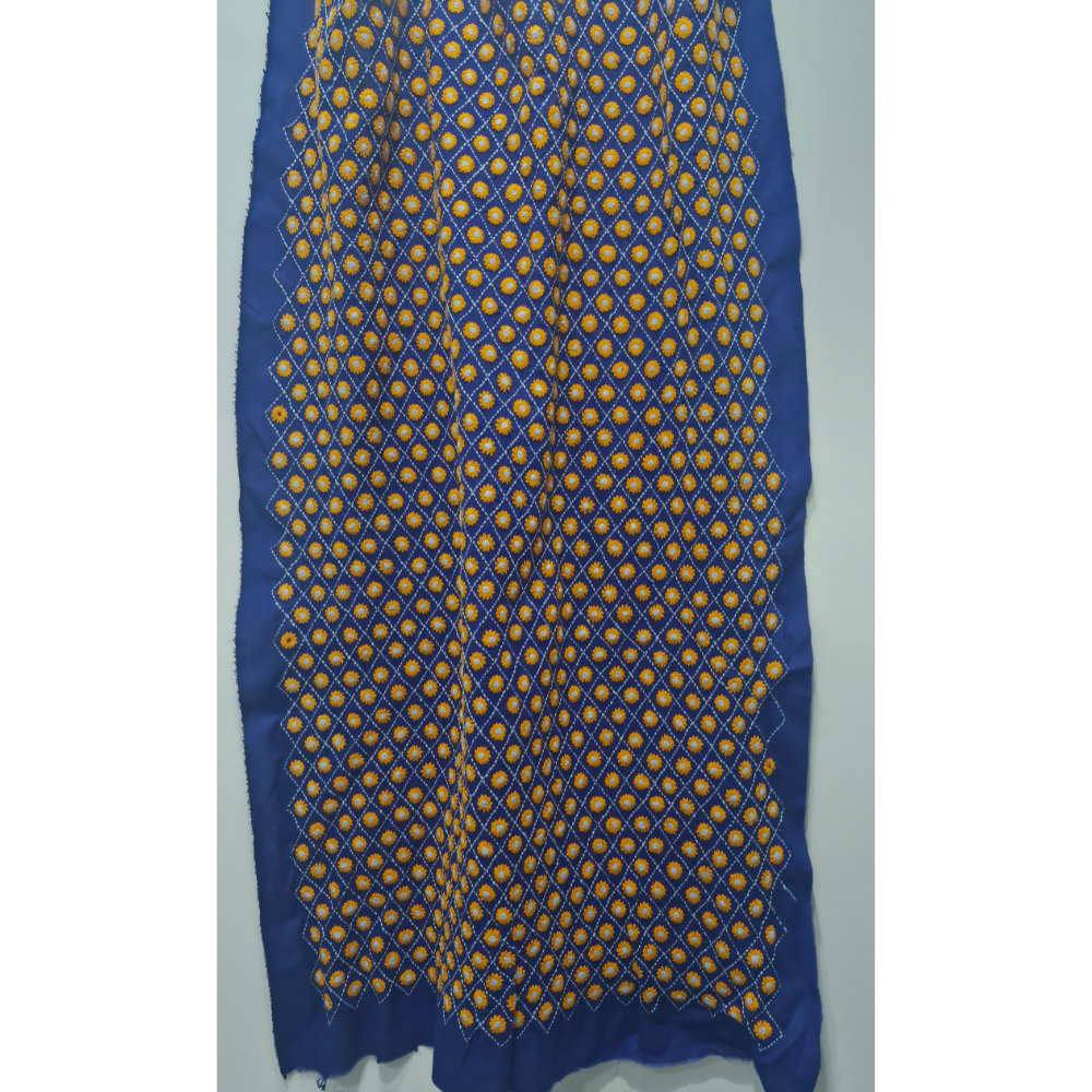 albaas | Japanese Craft on Lawn Shirt with Plain Trousers - Unstitched 2PC   | ALRSST-SID2-BLUE
