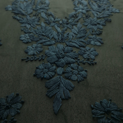 albaas | Lucknavi Chikankari on Karandi Lawn Shirt's Front and Sleeves with Dupatta Sprayed with Motifs - Unstitched 2PC Suit   | AKLCSD-36703-BOTTLE GREEN