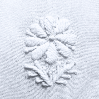 albaas | Lucknavi Chikankari on Karandi Lawn Shirt's Front and Sleeves with Dupatta Sprayed with Motifs - Unstitched 2PC Suit   | AKLCSD-36703-WHITE