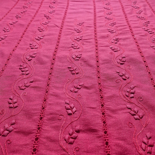 albaas | Tarkashi Applique on Karandi Shirt's Front and Sleeves with Matching Plain Trousers - Unstitched 2PC Suit   | AKTAST-36552-SHIRAZ