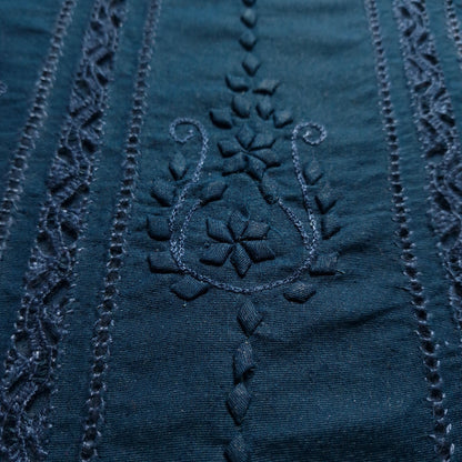 albaas | Tarkashi Applique on Karandi Lawn Shirt's Front and Sleeves with Matching Plain Trousers - Unstitched 2PC Suit   | AKTAST-36555-COLD CURRANT