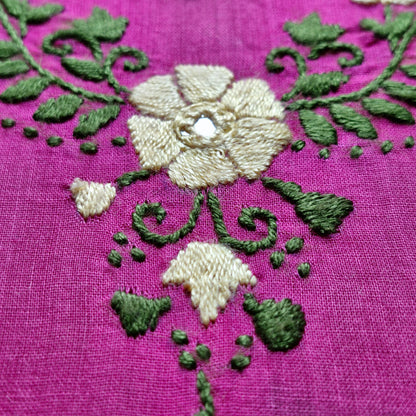 albaas | Filling Stitch on Cotton Lawn Shirt's Front Back and Sleeves Unstitched 1PC   | ALFSIS-MAGENTA