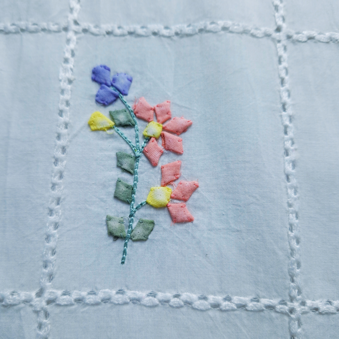 albaas | Tarkashi Multicolour Applique on Lawn Shirt's Front and Sleeves Unstitched 1PC   | ALMULTI-WHITE