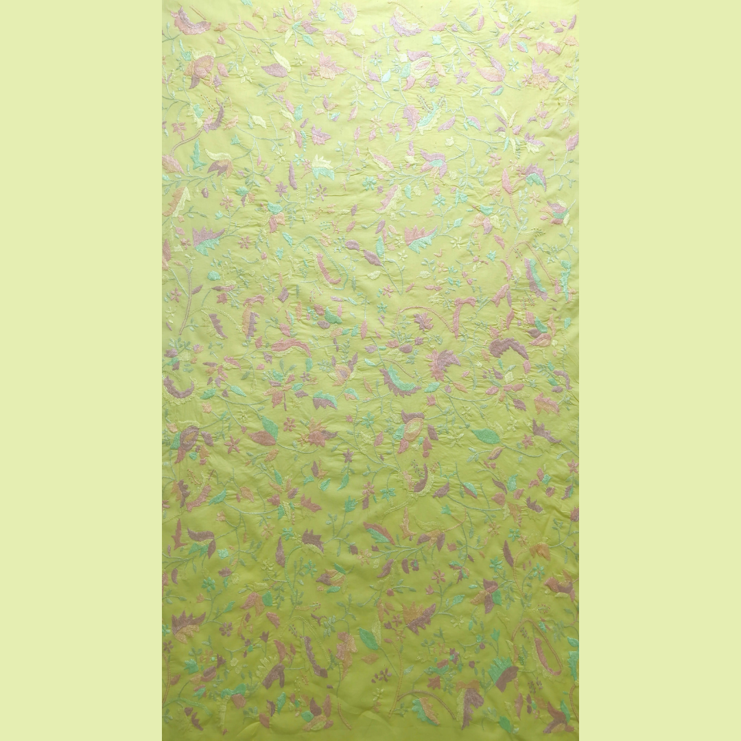 albaas | Running Filling Stitch on Lawn Shirt's Front,Back and Sleeves Unstitched   | ALRFSS-36702-A-LEMON