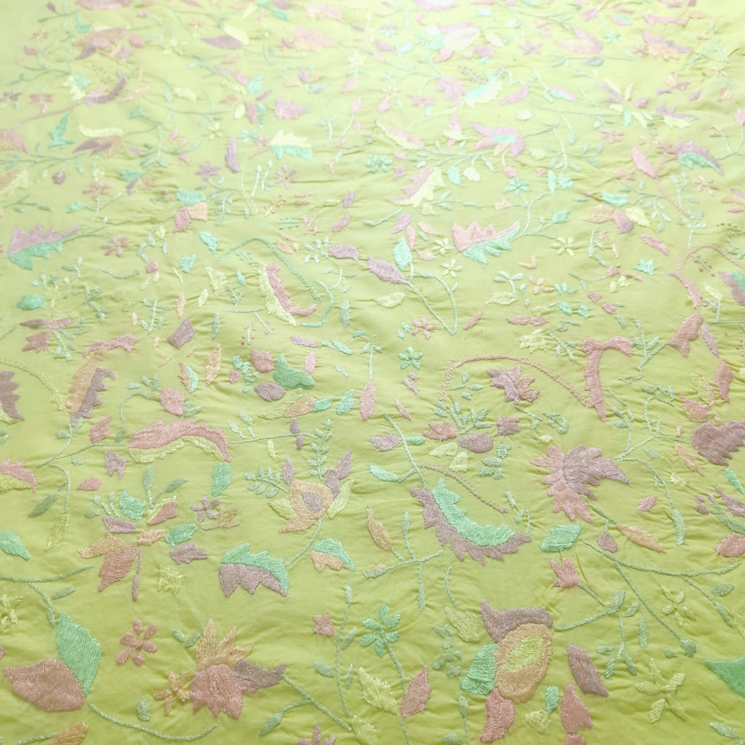 albaas | Running Filling Stitch on Lawn Shirt's Front,Back and Sleeves Unstitched   | ALRFSS-36702-A-LEMON