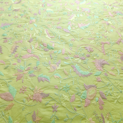 albaas | Running Filling Stitch on Lawn Shirt's Front,Back and Sleeves Unstitched   | ALRFSS-36702-A-LEMON