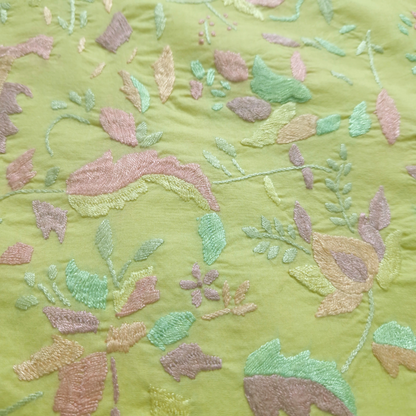 albaas | Running Filling Stitch on Lawn Shirt's Front,Back and Sleeves Unstitched   | ALRFSS-36702-A-LEMON