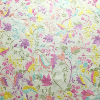 albaas | Running Filling Stitch on Lawn Shirt's Front,Back and Sleeves Unstitched   | ALRFSS-36702-A-WHITE