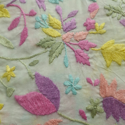 albaas | Running Filling Stitch on Lawn Shirt's Front,Back and Sleeves Unstitched   | ALRFSS-36702-A-WHITE