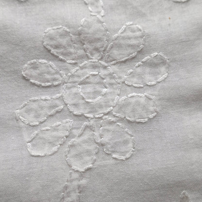 albaas | Tarkashi  Running Stitch on Lawn Dupatta 1PC   | ALRSID1-WHITE