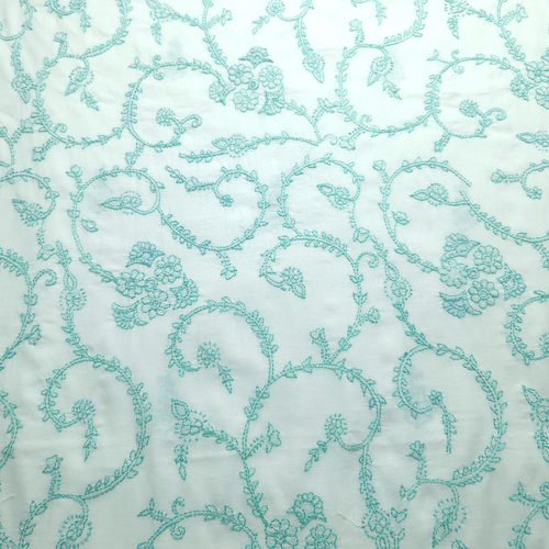 albaas | Shadow Work on Lawn Shirt's Front and Sleeves Unstitched | ALSHS-S7a-WHITE