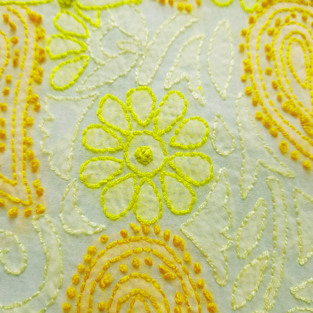 albaas | Shadow Chikankari on Soft Lawn Shirt's Front and Sleeves with Dupatta Sprayed with Motifs - Unstitched 2PC Suit   | ALSSD-36550-A-WHITE