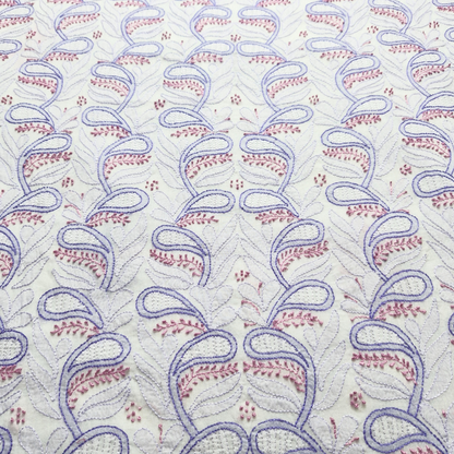 albaas | Shadow Chikankari on Soft Lawn Shirt's Front and Sleeves with Dupatta Sprayed with Motifs - Unstitched 2PC Suit   | ALSSD-36550-B-WHITE