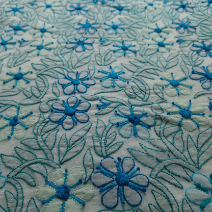 albaas | Shadow Chikankari on Soft Lawn Shirt's Front and Sleeves with Dupatta Sprayed with Motifs - Unstitched 2PC Suit   | ALSSD-36550-D4-WHITE