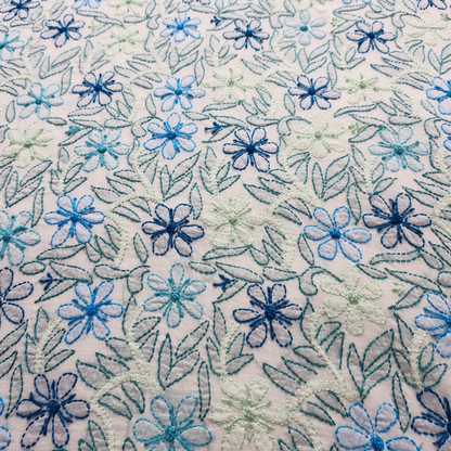 albaas | Shadow Chikankari on Soft Lawn Shirt's Front and Sleeves with Dupatta Sprayed with Motifs - Unstitched 2PC Suit   | ALSSD-36550-D3-WHITE