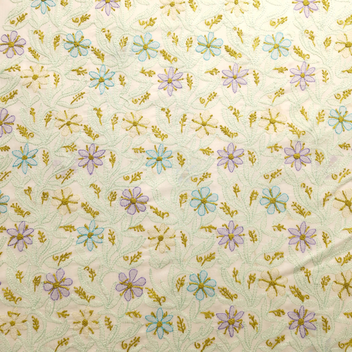 albaas | Shadow Chikankari on Soft Lawn Shirt's Front and Sleeves with Dupatta Sprayed with Motifs - Unstitched 2PC Suit   | ALSSD-36550-E-WHITE