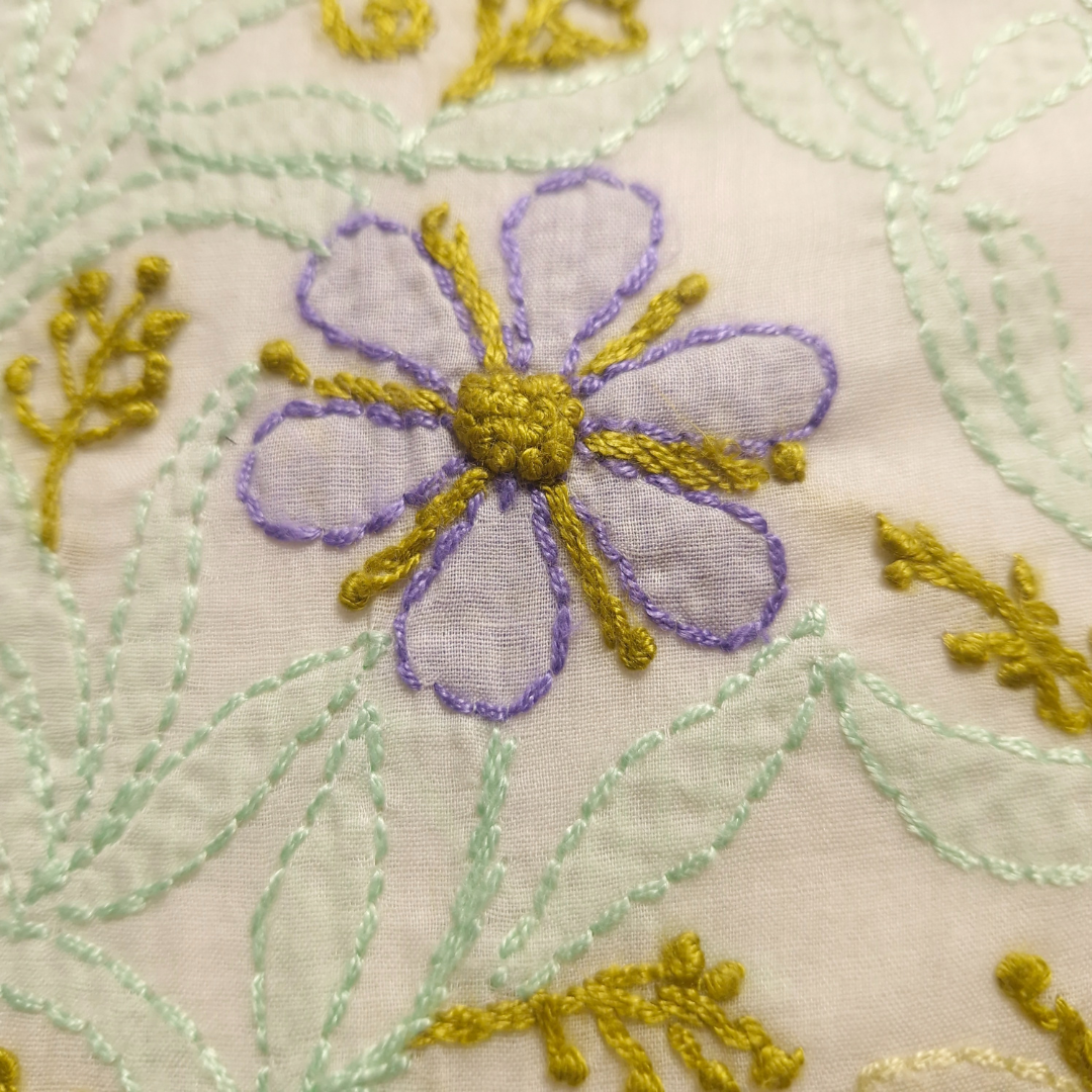 albaas | Shadow Chikankari on Soft Lawn Shirt's Front and Sleeves with Dupatta Sprayed with Motifs - Unstitched 2PC Suit   | ALSSD-36550-E-WHITE