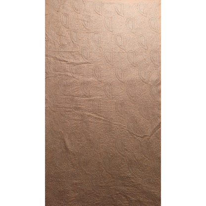 albaas | Shadow Chikankari on Soft Lawn Shirt's Front and Sleeves with Dupatta Sprayed with Motifs - Unstitched 2PC Suit   | ALSSD-36550-KHAKI