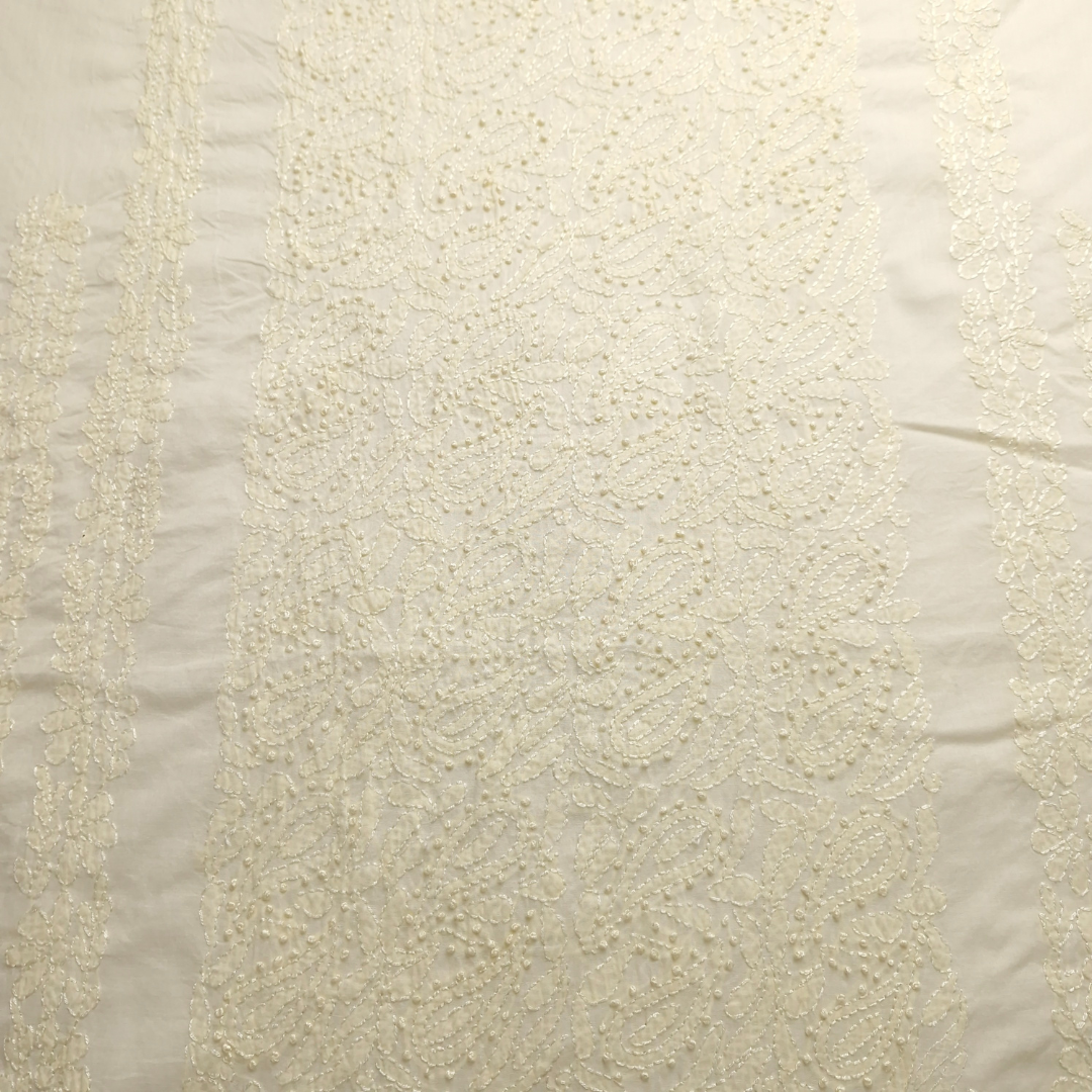 albaas | Shadow Chikankari on Soft Lawn Shirt's Front and Sleeves with Dupatta Sprayed with Motifs - Unstitched 2PC Suit   | ALSSD-36550-SOFT YELLOW