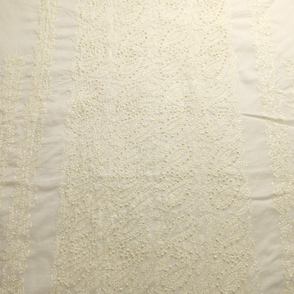 albaas | Shadow Chikankari on Soft Lawn Shirt's Front and Sleeves with Dupatta Sprayed with Motifs - Unstitched 2PC Suit   | ALSSD-36550-SOFT YELLOW