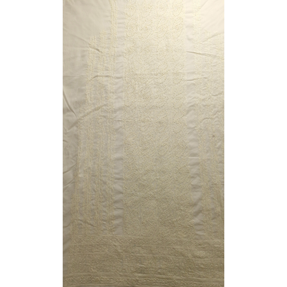 albaas | Shadow Chikankari on Soft Lawn Shirt's Front and Sleeves with Dupatta Sprayed with Motifs - Unstitched 2PC Suit   | ALSSD-36550-SOFT YELLOW