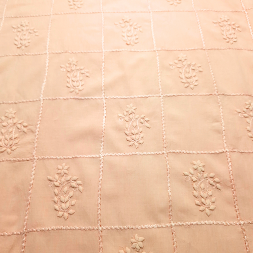 albaas | Tarkashi Applique on Lawn Shirt's Front and Sleeves Unstitched 1PC   | ALTAS-36538-1-PEACH