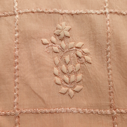 albaas | Tarkashi Applique on Lawn Shirt's Front and Sleeves Unstitched 1PC   | ALTAS-36538-1-PEACH