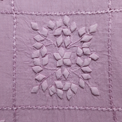 albaas | Tarkashi Applique on Lawn Shirt's Front and Sleeves Unstitched 1PC   | ALTAS-36538-TICKLED PINK