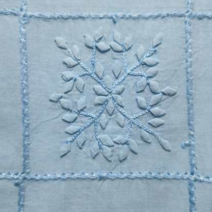 albaas | Tarkashi Applique on Lawn Shirt's Front and Sleeves Unstitched 1PC   | ALTAS-36538-WATER