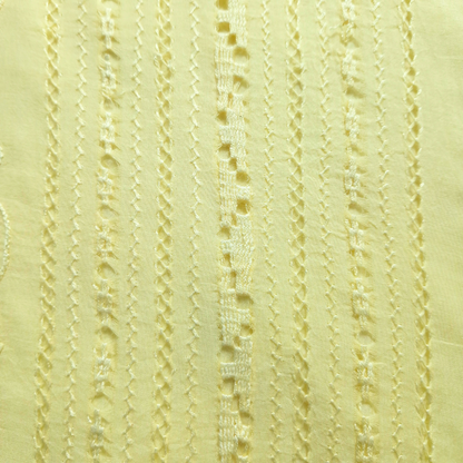 albaas | Tarkashi Applique on Lawn Shirt's Front and Sleeves Unstitched 1PC   | ALTAS-36558-BABY YELLOW