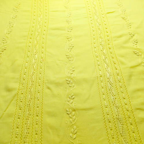 albaas | Tarkashi Applique on Lawn Shirt's Front and Sleeves Unstitched 1PC   | ALTAS-36558-LEMON