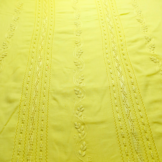 albaas | Tarkashi Applique on Lawn Shirt's Front and Sleeves Unstitched 1PC   | ALTAS-36558-LEMON