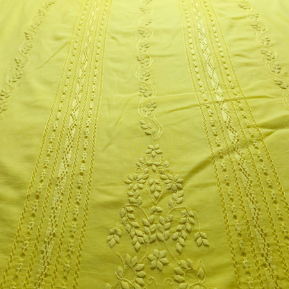 albaas | Tarkashi Applique on Lawn Shirt's Front and Sleeves Unstitched 1PC   | ALTAS-36558-LEMON