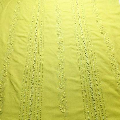 albaas | Tarkashi Applique on Lawn Shirt's Front and Sleeves Unstitched 1PC   | ALTAS-36558-PALE GRASS