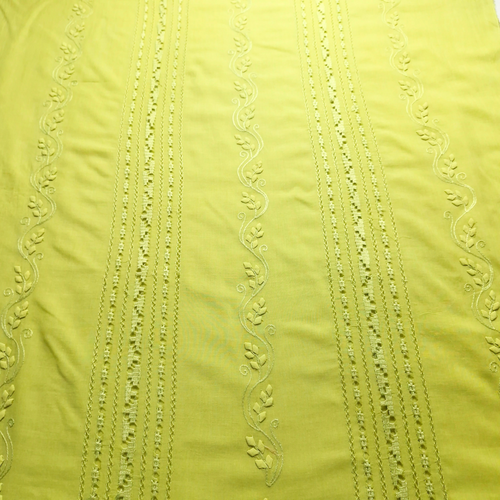 albaas | Tarkashi Applique on Lawn Shirt's Front and Sleeves Unstitched 1PC   | ALTAS-36558-PALE GRASS