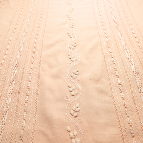 albaas | Tarkashi Applique on Lawn Shirt's Front and Sleeves Unstitched 1PC   | ALTAS-36558-PEACH