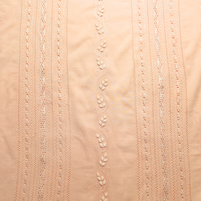 albaas | Tarkashi Applique on Lawn Shirt's Front and Sleeves Unstitched 1PC   | ALTAS-36558-PEACH