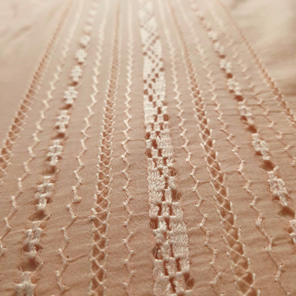 albaas | Tarkashi Applique on Lawn Shirt's Front and Sleeves Unstitched 1PC   | ALTAS-36558-PEACH