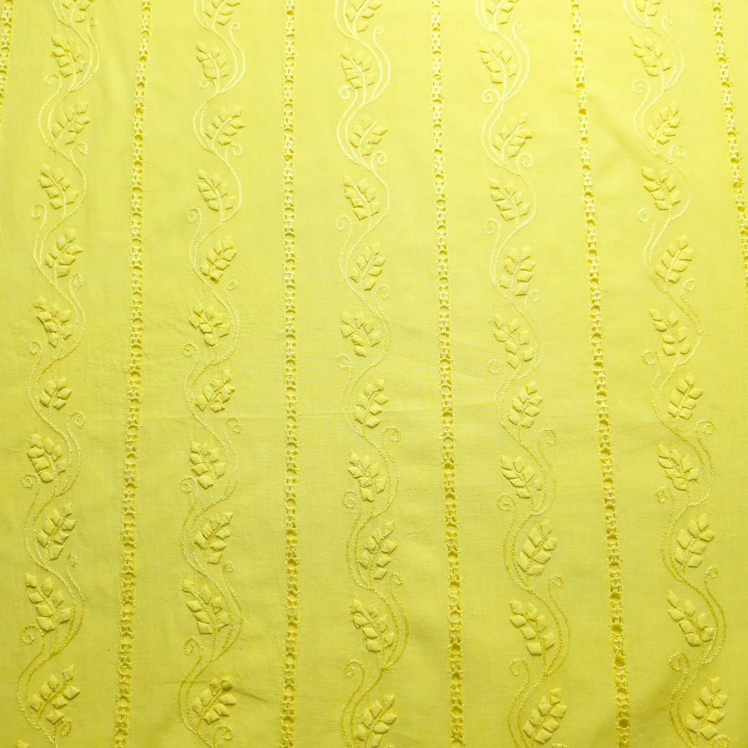 albaas | Tarkashi Applique on Lawn Shirt's Front and Sleeves Unstitched 1PC   | ALTAS-36559-LEMON