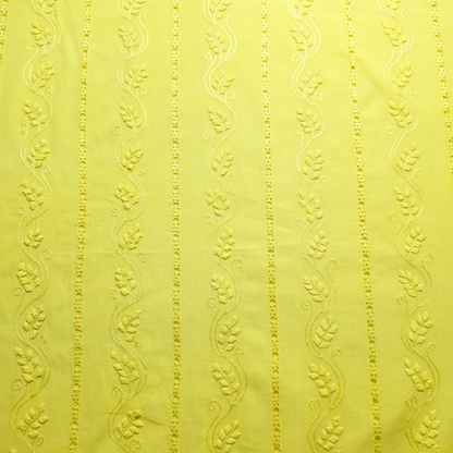 albaas | Tarkashi Applique on Lawn Shirt's Front and Sleeves Unstitched 1PC   | ALTAS-36559-LEMON