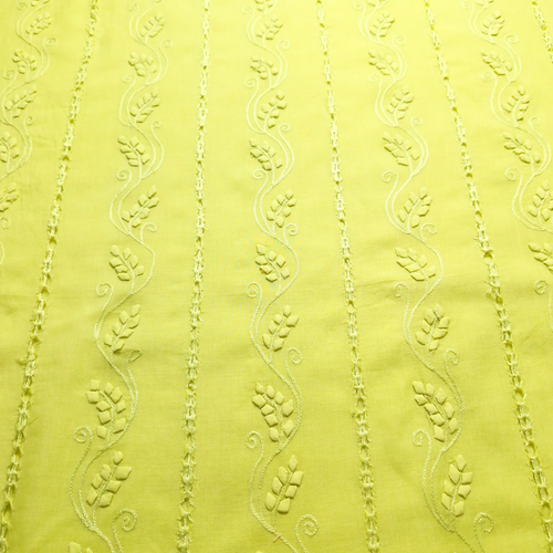 albaas | Tarkashi Applique on Lawn Shirt's Front and Sleeves Unstitched 1PC   | ALTAS-36559-PALE GRASS