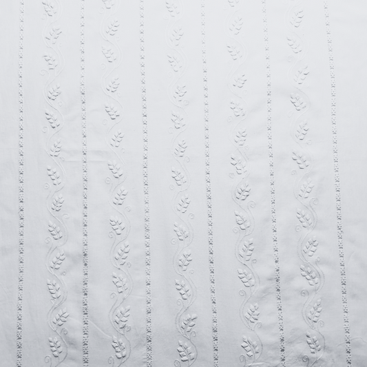 albaas | Tarkashi Applique on Lawn Shirt's Front and Sleeves Unstitched 1PC   | ALTAS-36559-WHITE