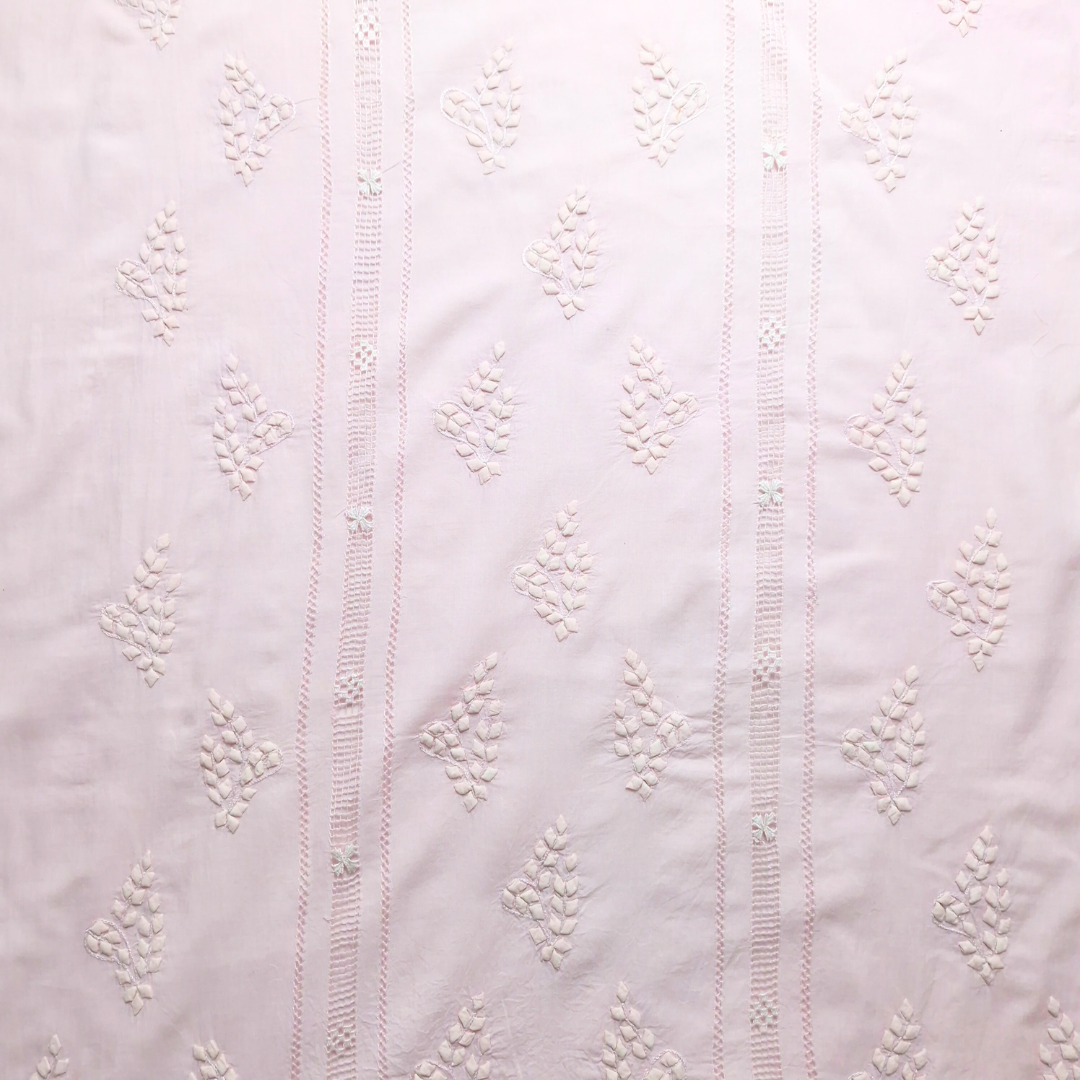 albaas | Tarkashi Applique on Lawn Shirt's Front and Sleeves Unstitched 1PC   | ALTAS-36560-BABY PINK