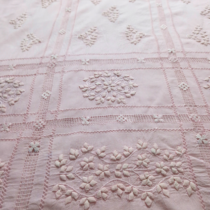 albaas | Tarkashi Applique on Lawn Shirt's Front and Sleeves Unstitched 1PC   | ALTAS-36560-BABY PINK