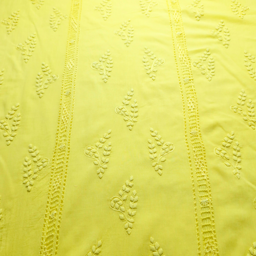 albaas | Tarkashi Applique on Lawn Shirt's Front and Sleeves Unstitched 1PC   | ALTAS-36560-LEMON